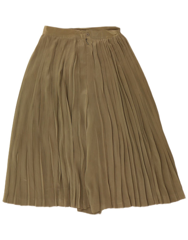 Vintage kvinders højtaljede capribukser UK 14 Medium W26 L17 Khaki