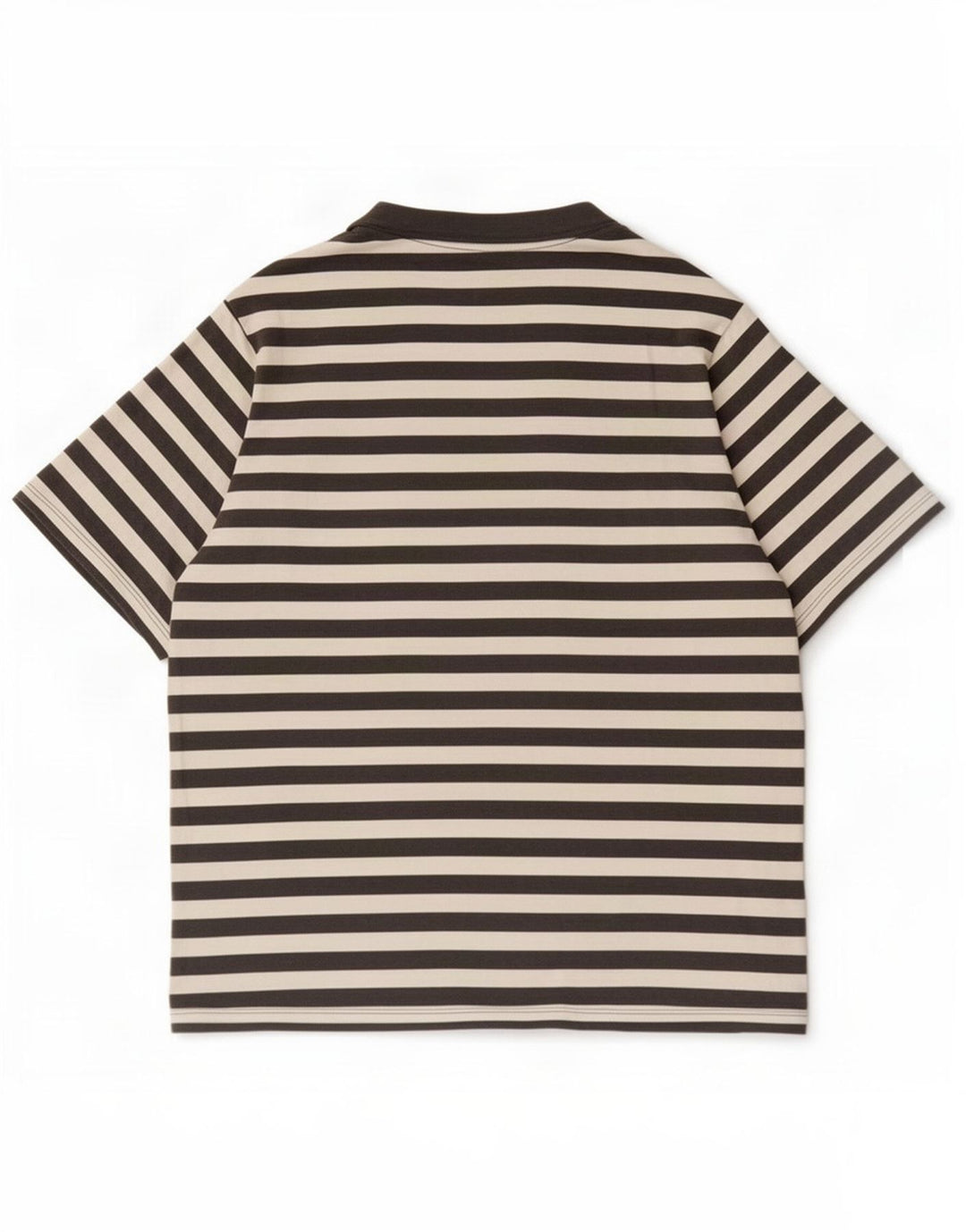 Jack & Jones Herre T-shirt Top Stor grå stribet bomuld