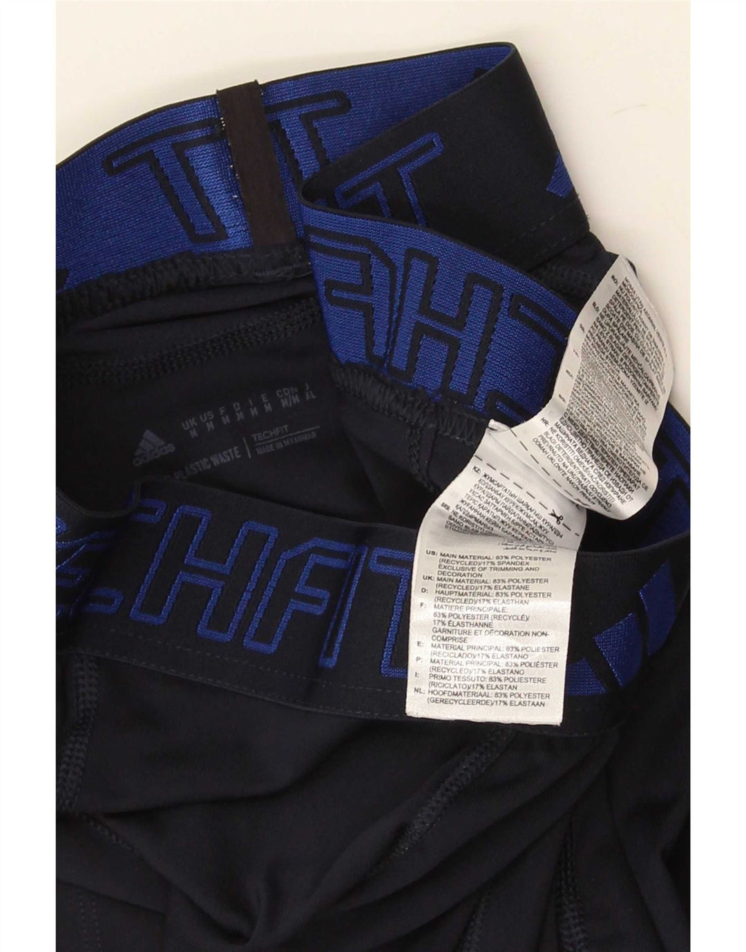 Adidas Dame Aeroready Leggings UK 12 Medium Navy Blue Polyester
