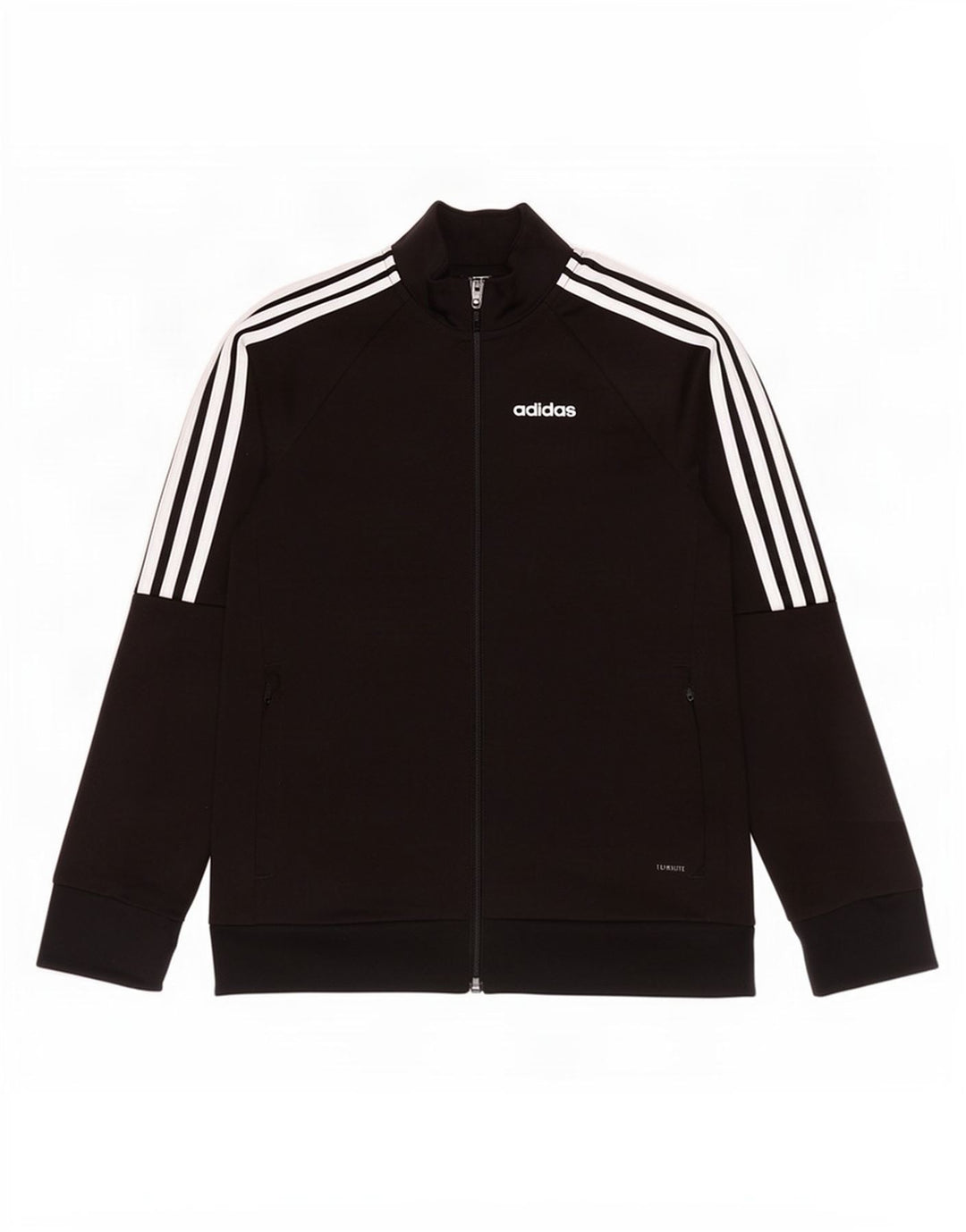 Adidas drenge Climalite træningsdragt topjakke 9-10 år sort polyester