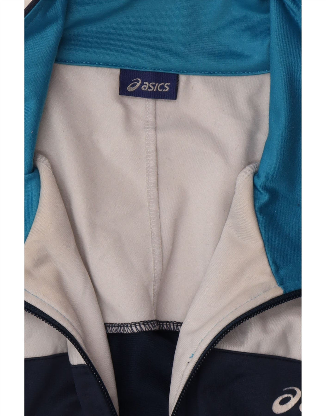 Asics Herre grafisk træningsdragt Topjakke Stor marineblå farveblok