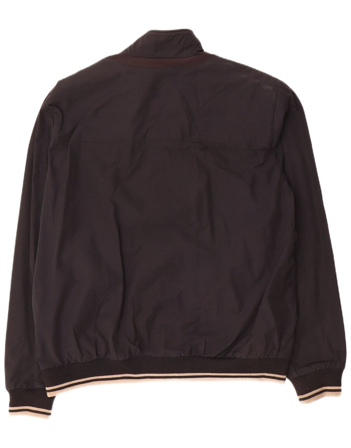 Geox Herre Respira Bomber Jacket UK 48 4XL Sort Colourblock Polyamid