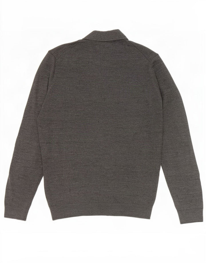 Zara herre cardigan sweater mellemgrå