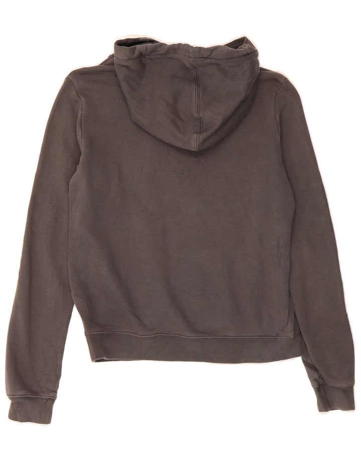 NIKE Womens Graphic Hoodie Jumper UK 10 Small Grey Vintage Nike and Second-Hand Nike from Messina Hembry 