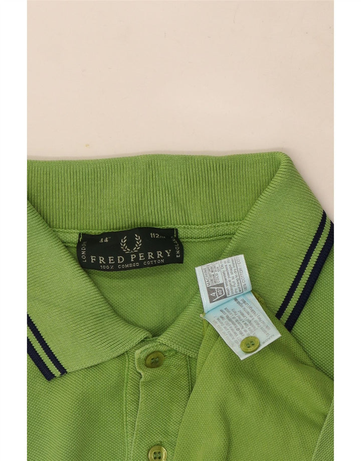 Fred Perry herre poloshirt mellemgrøn bomuld