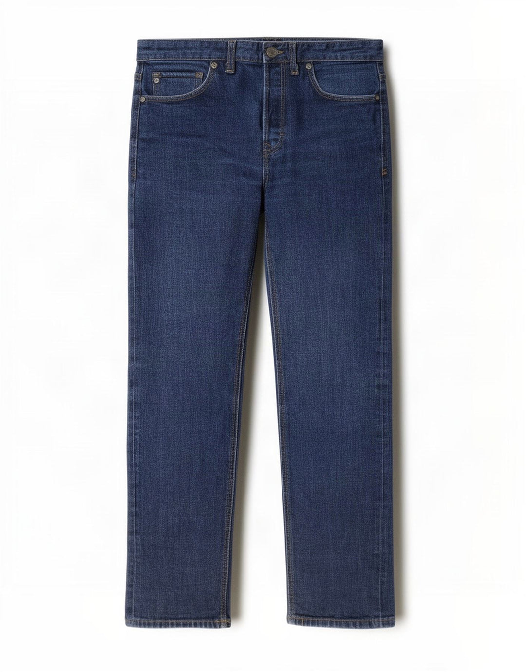 Fat Face Herre Straight Jeans W32 L30 Blå Bomuld