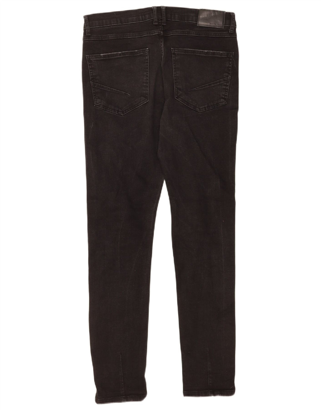 Zara Herre Distressed Skinny Jeans EU 40 Medium W31 L29 Sort