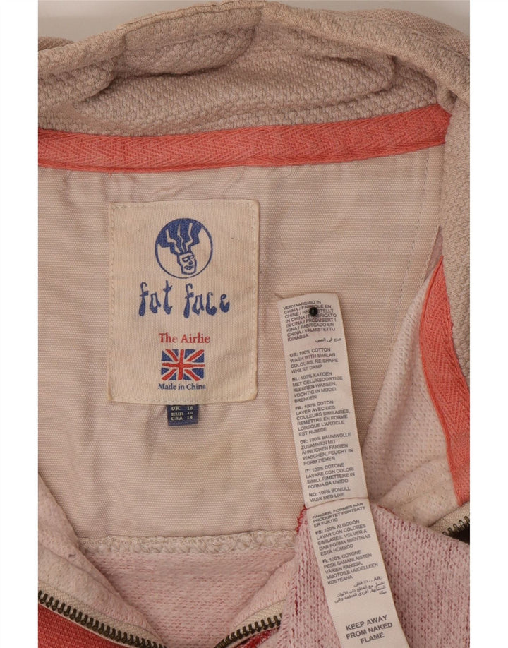 Fat Face Dame Sweatshirt Jumper UK 18 XL Flerfarvet Colourblock