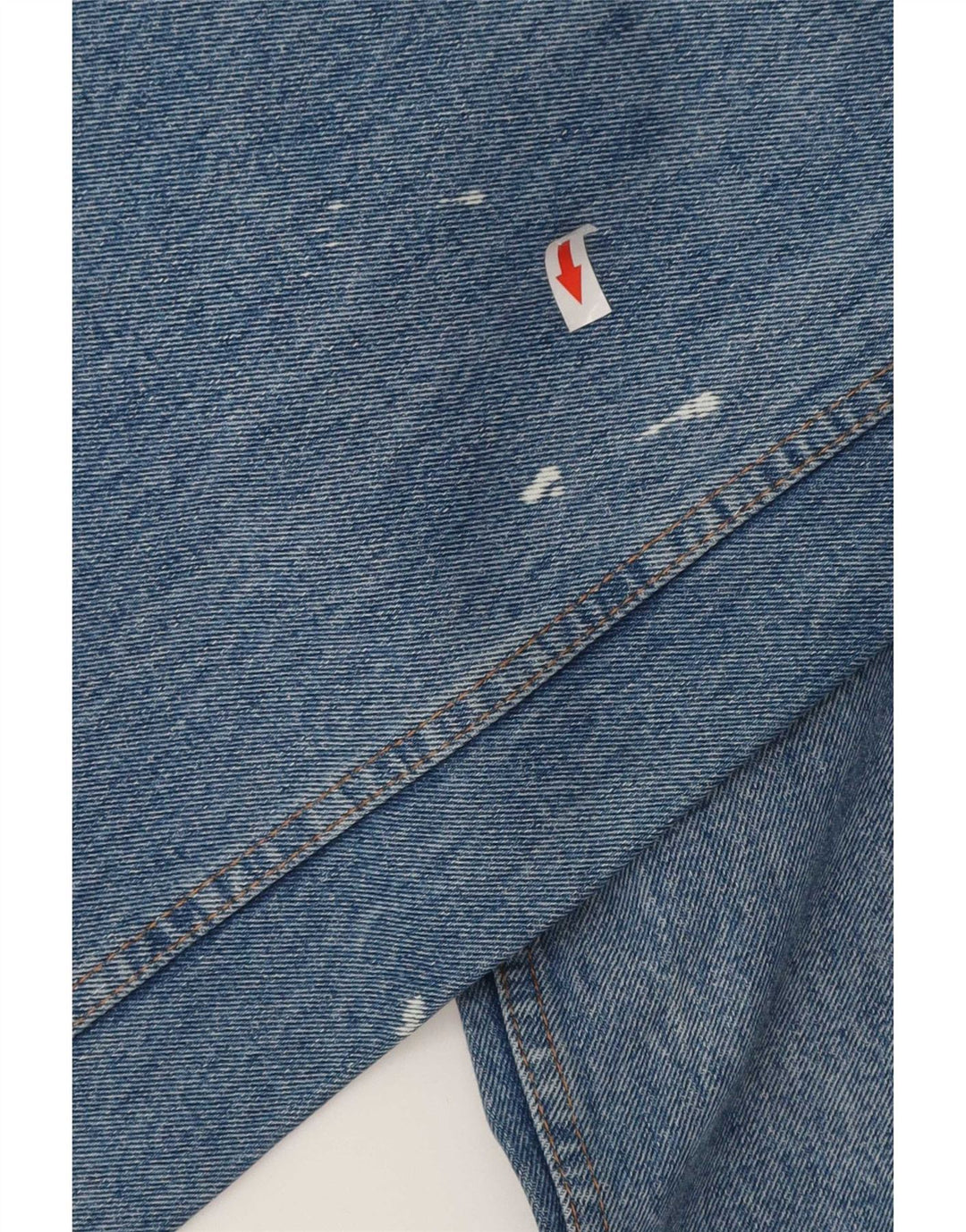 Base 92 Herre grafiske tilspidsede jeans IT 48 Medium W32 L34 Blå Bomuld
