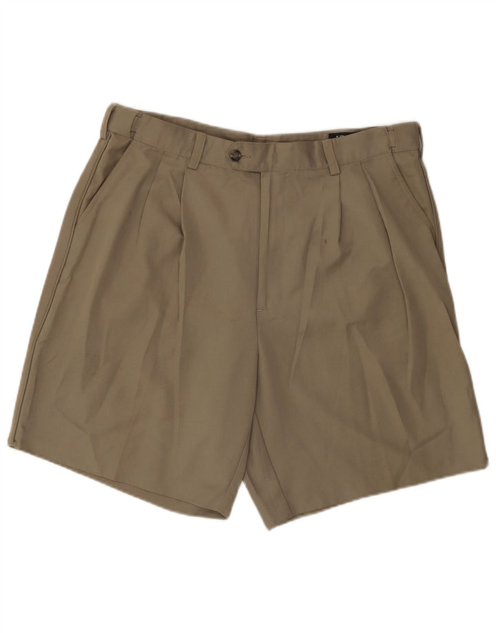 Izod Chino Shorts til mænd W36 Large Khaki Polyester