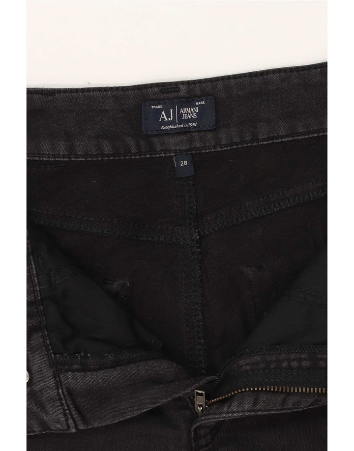 Armani Dame Slim Jeans W28 L28 Sort