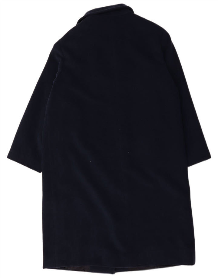 Vintage overfrakke til kvinder IT 48 XL marineblå uld