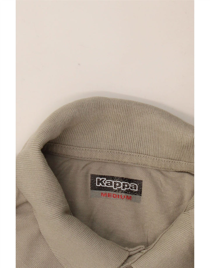 KAPPA Grafisk poloshirt til mænd Medium Khaki