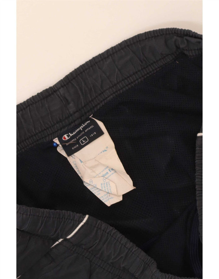 Champion Herre træningsdragt Bukser Joggers Large Navy Blue Polyester
