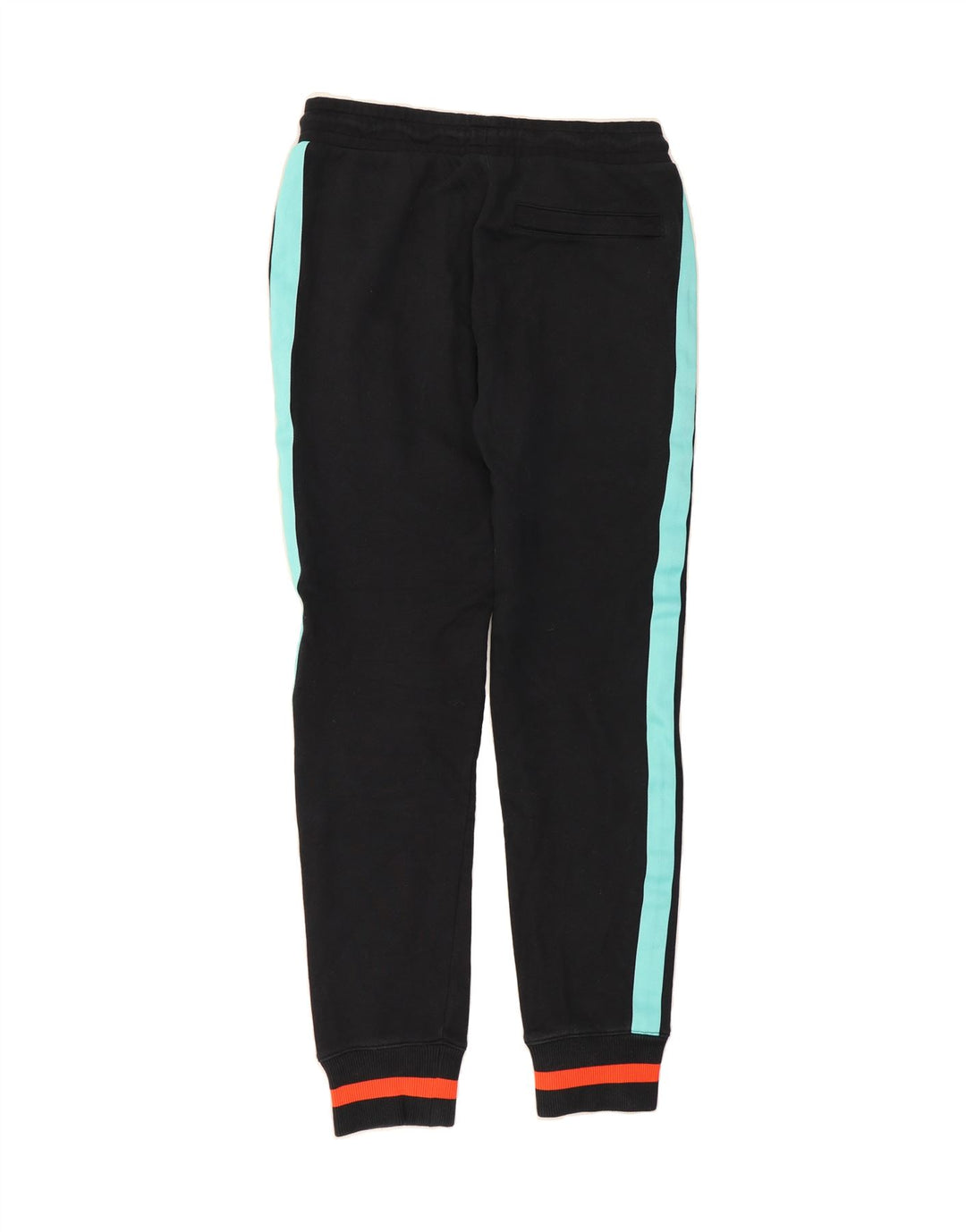 PUMA Mens Tracksuit Trousers Joggers Small  Black Colourblock Vintage Puma and Second-Hand Puma from Messina Hembry 