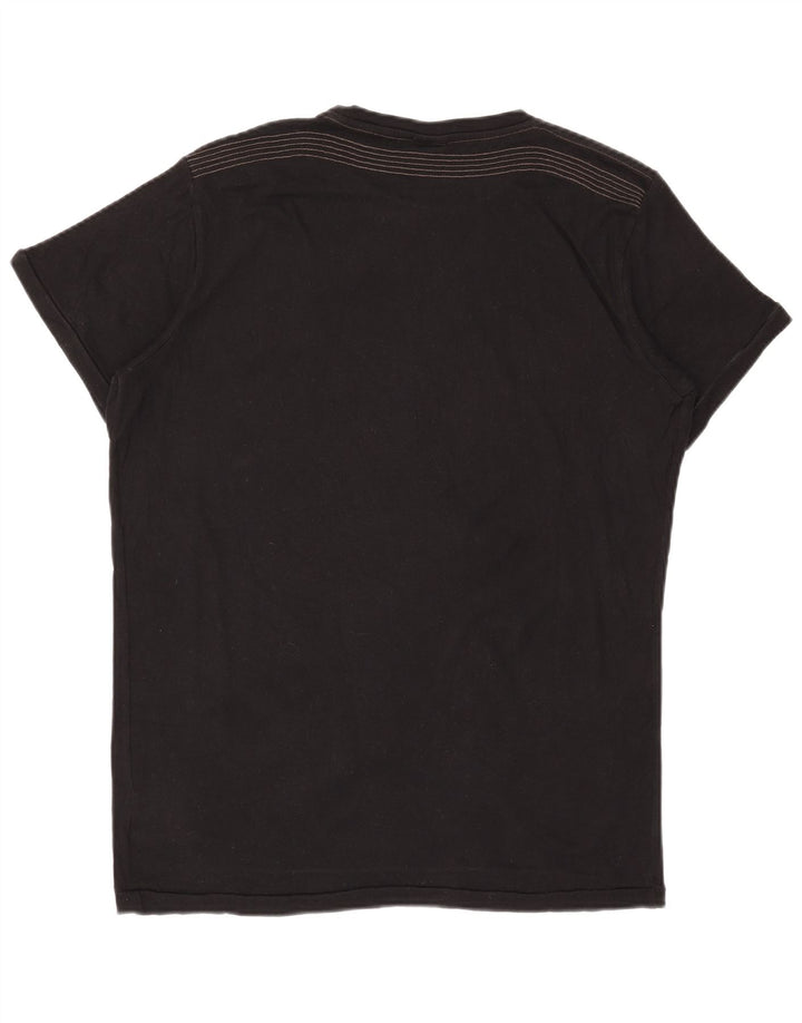 Diesel Herre Grafisk T-Shirt Top XL Sort Bomuld