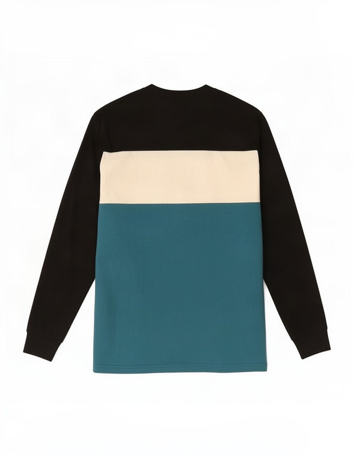 Vans Herre Grafisk Top Langærmet Lille Sort Colourblock Bomuld