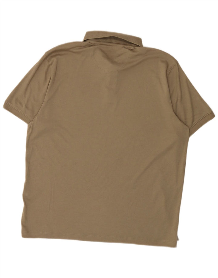Dkny Herre Polo Shirt Stor Khaki Bomuld