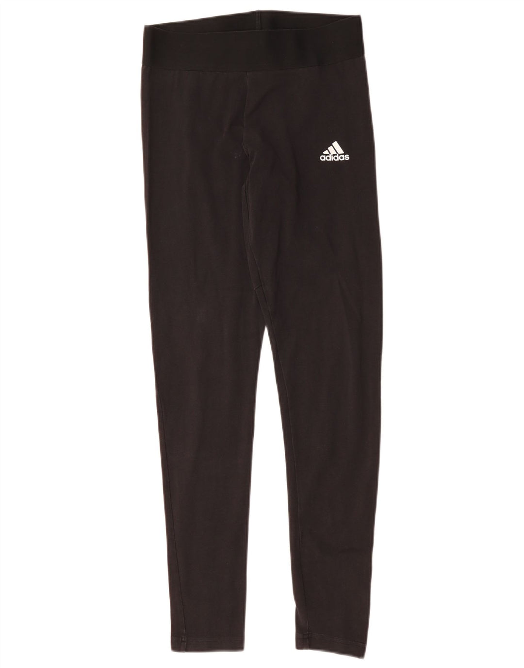ADIDAS Dame Leggings UK 8/10 Small Black Bomuld