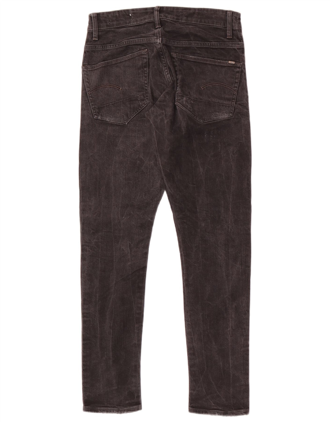 G-Star Herre 3301 Distressed Super Slim Jeans W28 L29 Sort