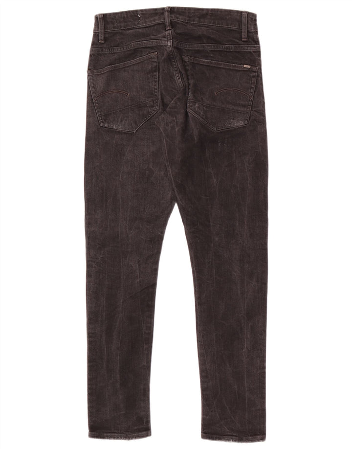 G-Star Herre 3301 Distressed Super Slim Jeans W28 L29 Sort