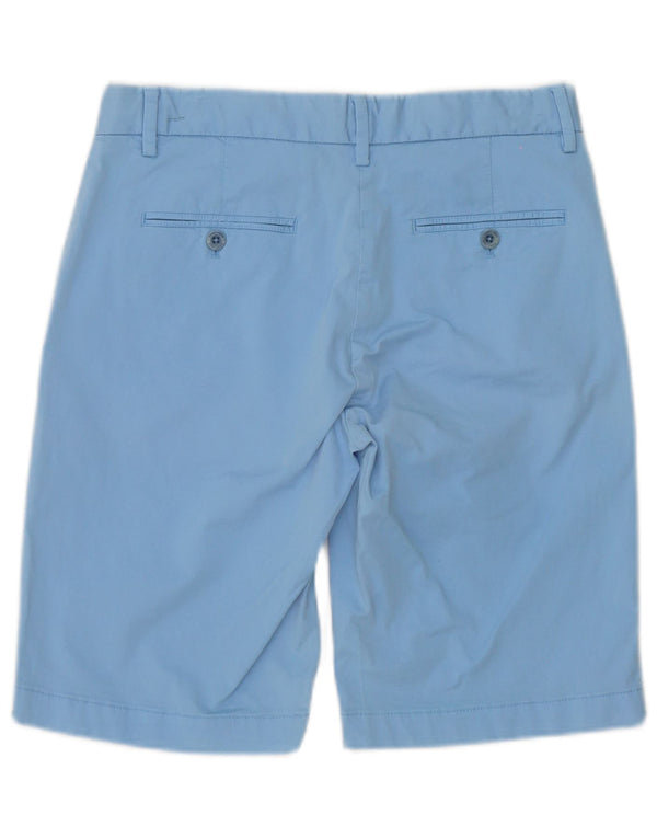 Gant Womens Chino Shorts UK 10 Small W32  Blue Cotton