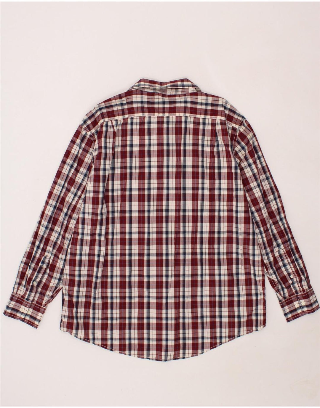 IZOD Mens Shirt XL Red Check Cotton Vintage Izod and Second-Hand Izod from Messina Hembry 