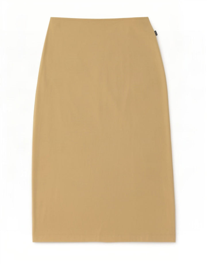Moschino Dame Midi Nederdel IT 44 Medium W30 Beige