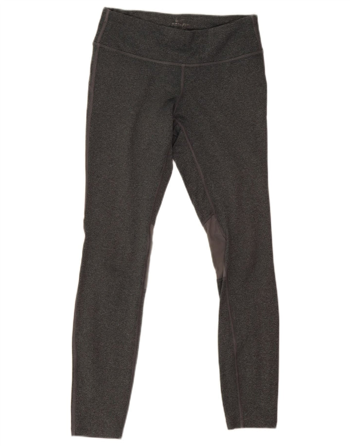 Nike Dame Dri Fit Crop Leggings UK 8 Small Grå Polyester