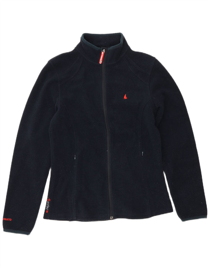 Musto Dame Fleecejakke UK 12 Medium Navy Blue Polyester