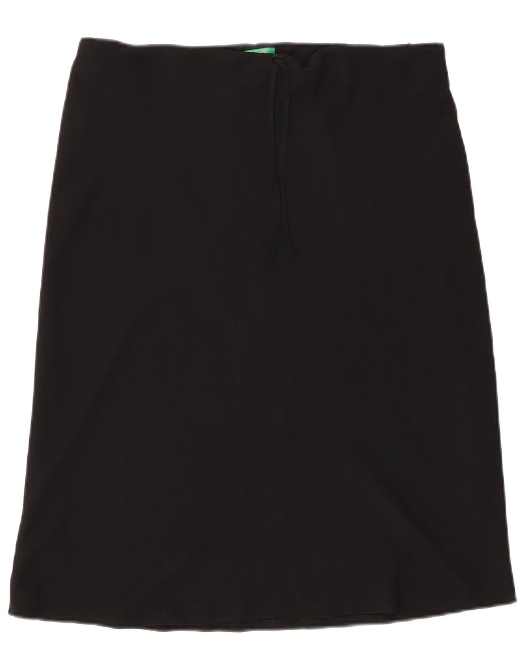 Benetton Dame Mini Nederdel Small W30 Sort Polyester