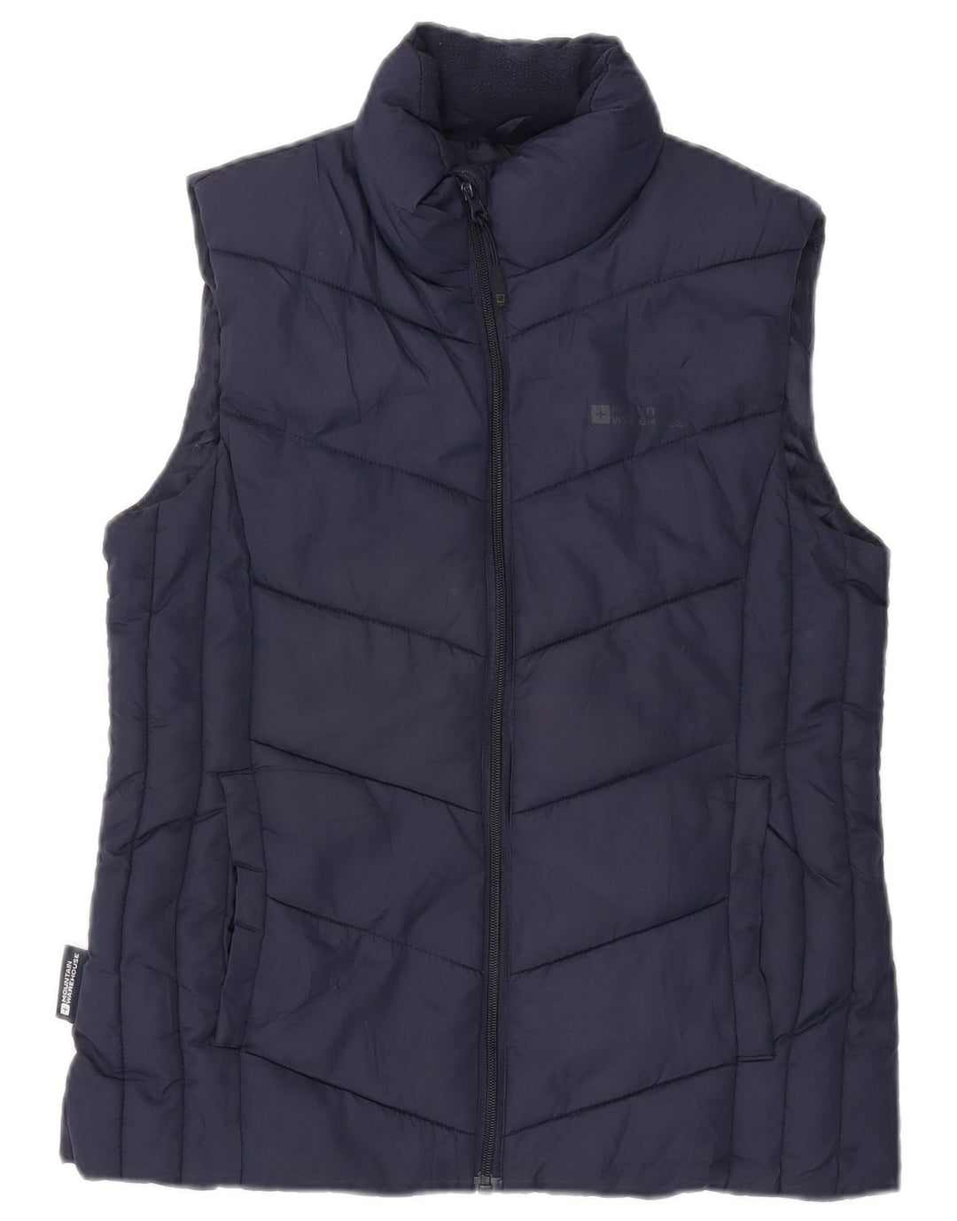Mountain Warehouse Womens Polstret Gilet UK 10 Small Navy Blue Polyester