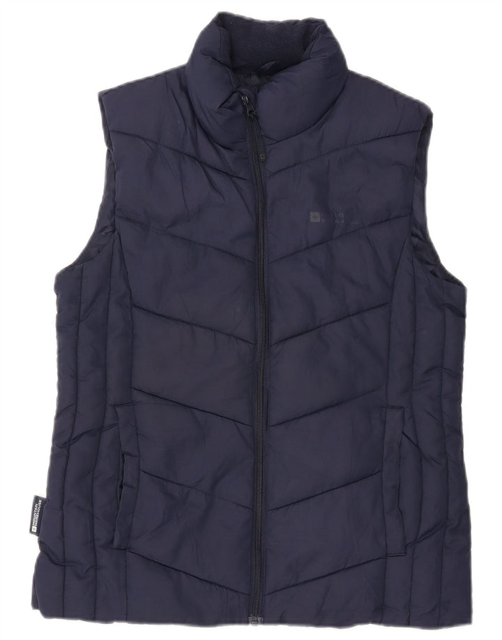 Mountain Warehouse Womens Polstret Gilet UK 10 Small Navy Blue Polyester