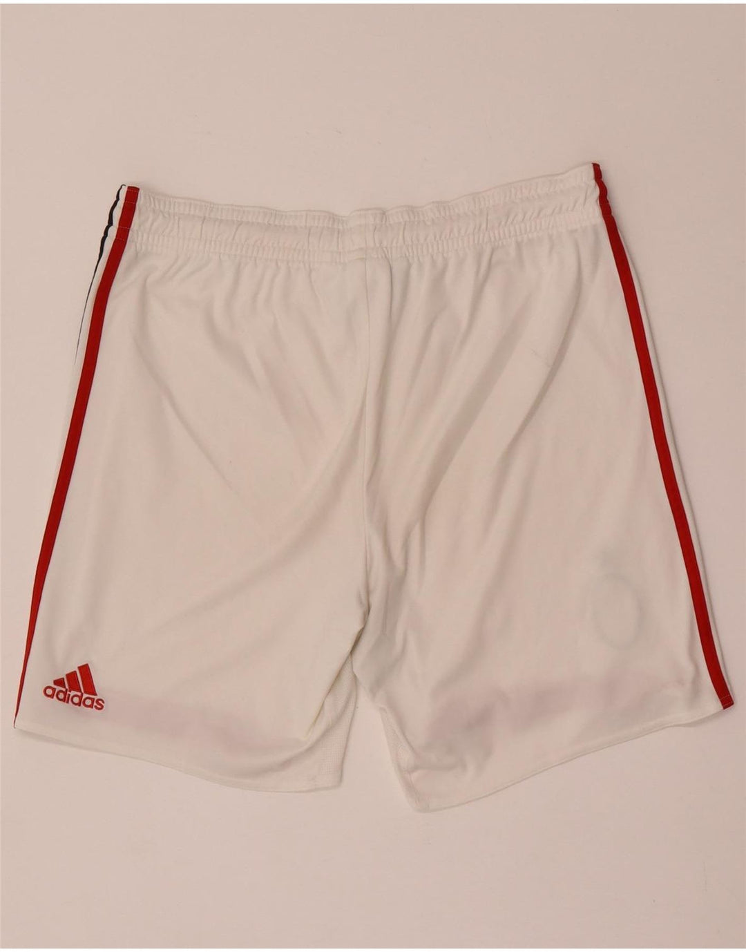 Adidas Mens AC Milan Sport Shorts Large White Colourblock Polyester