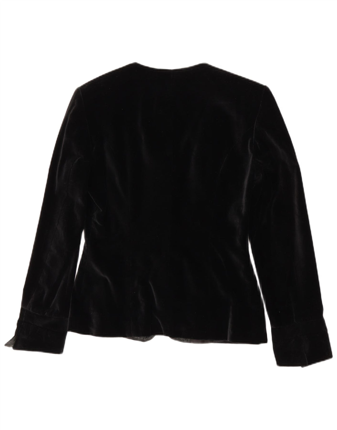 Superior dame 4 knap velour 2 dele nederdel sæt IT 42 Medium W28 Sort