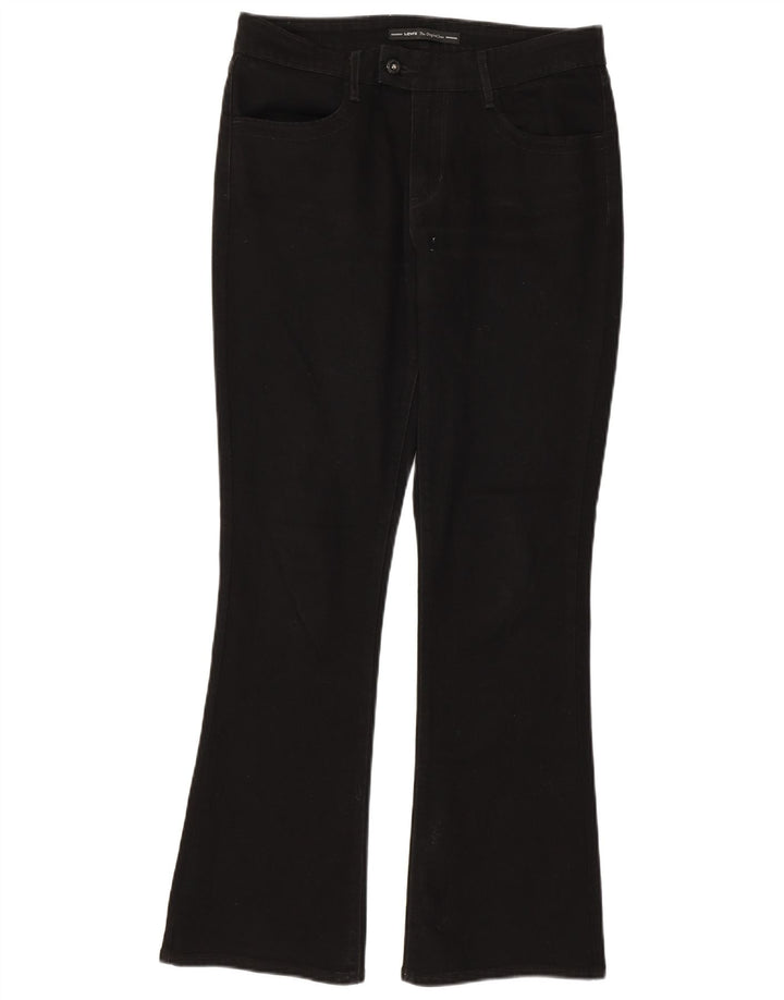 Levi's Dame Bootcut Jeans US 10 Large W32 L31 Black Bomuld
