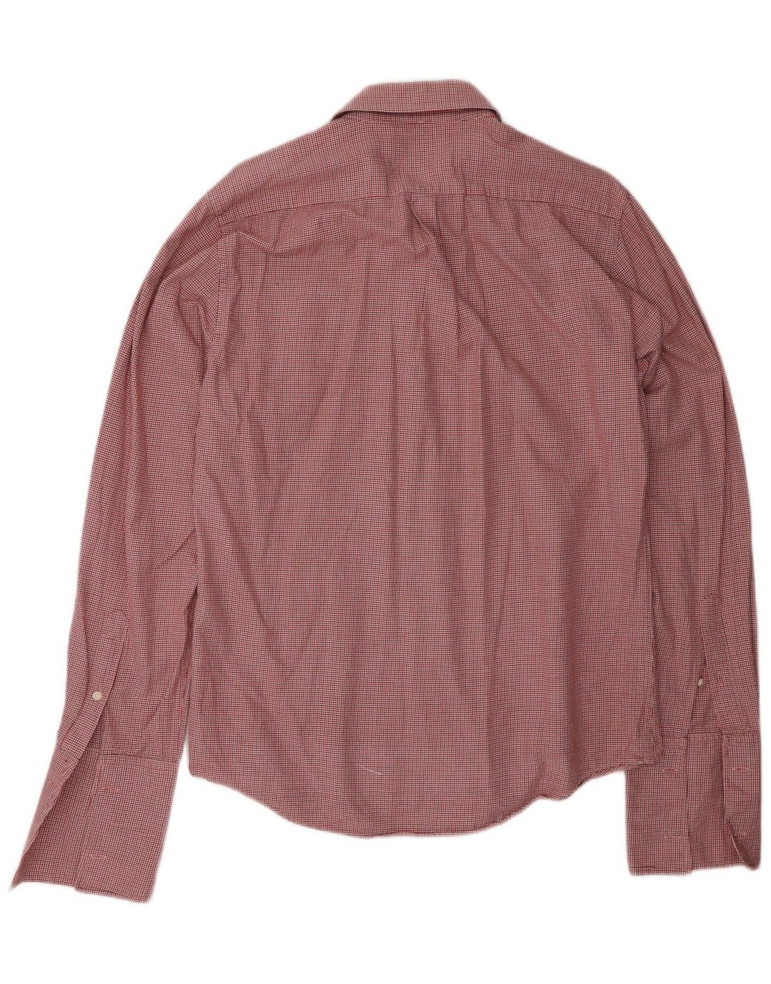 JACK WILLS Mens Shirt Medium Red Houndstooth Cotton