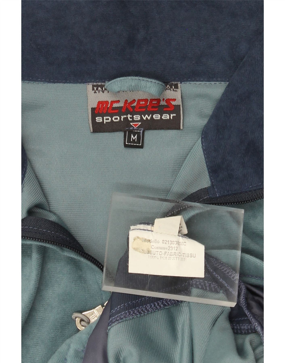 Mc Kees Herre træningsdragt Topjakke Medium Blue Colourblock Polyester