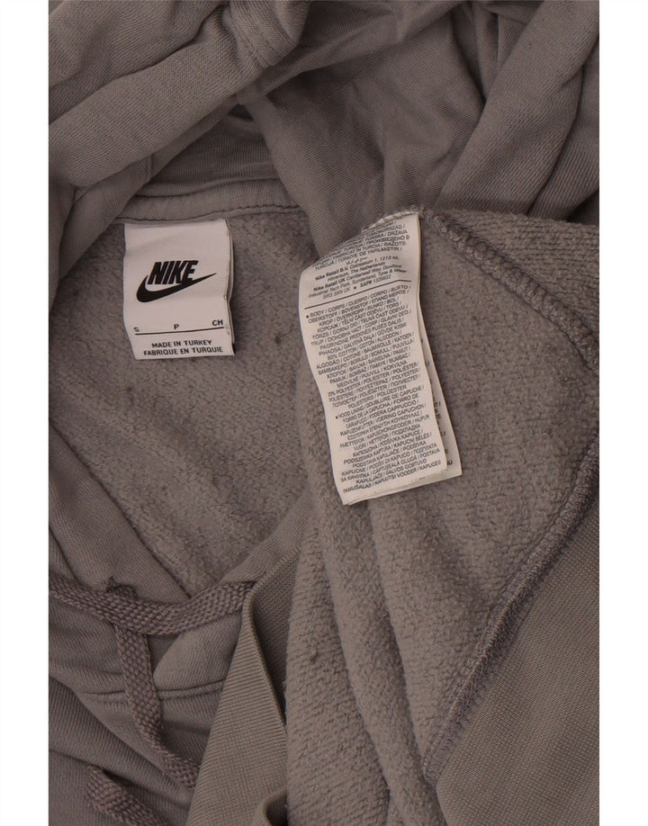 Nike grafisk hættetrøje til mænd, lille grå bomuld