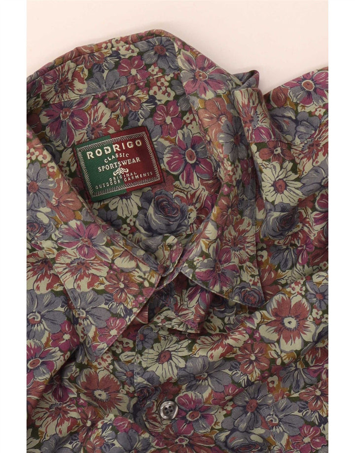 Rodrigo Herre kortærmet skjorte Medium Multicolored Floral