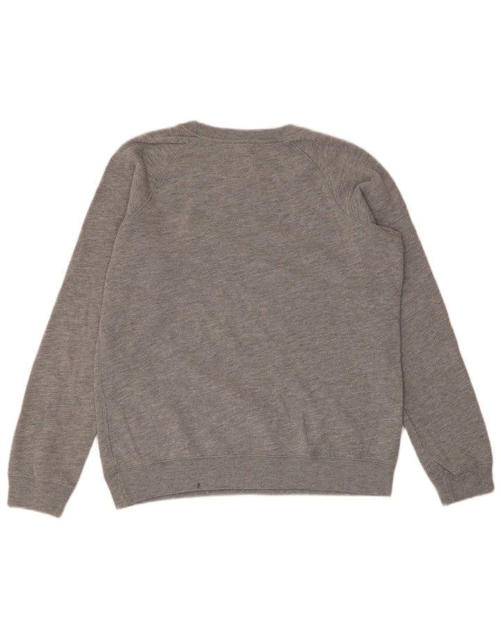 Jack Wills Dame Sweatshirt Jumper UK 12 Medium Grey Bomuld