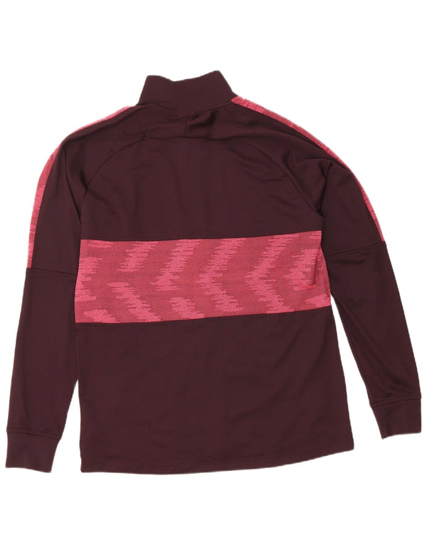 Nike Herre Dri Fit træningsdragt Topjakke Medium Maroon Geometrisk Polyester