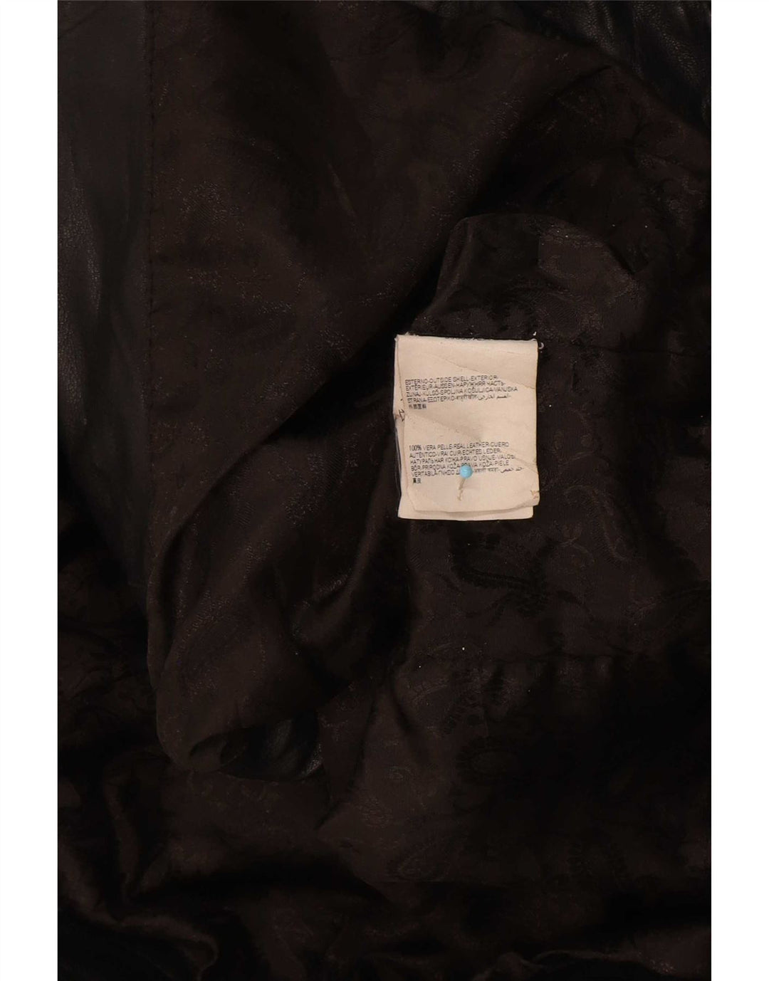 BVS Dame Læder Biker Jacket EU 48 2XL Sort