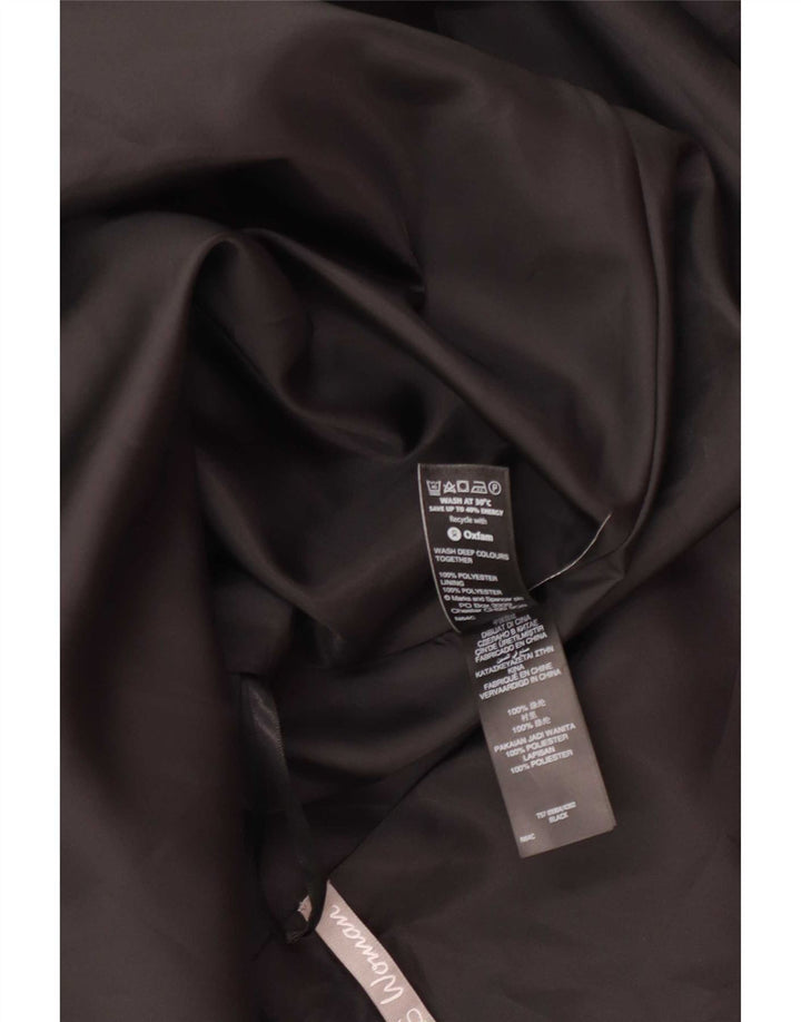 Marks & Spencer Womens Pencil Skirt UK 14 Large W32 Black Polyester