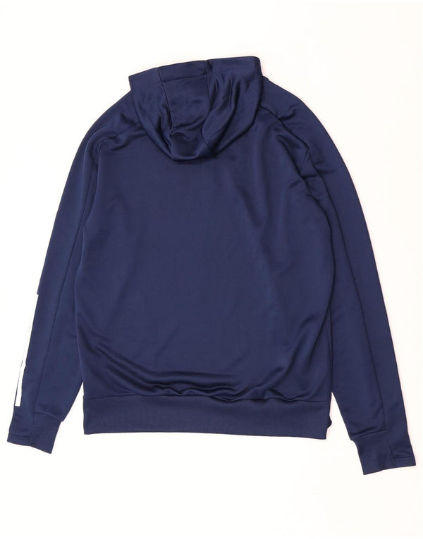 Adidas Herre Scaligera Basket Verona Graphic Hoodie Jumper Large Navy Blue