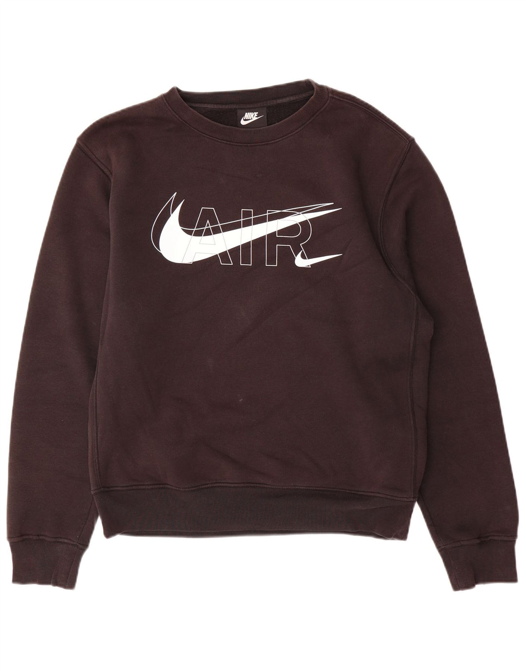 Nike grafisk sweatshirt til mænd, lille sort bomuld