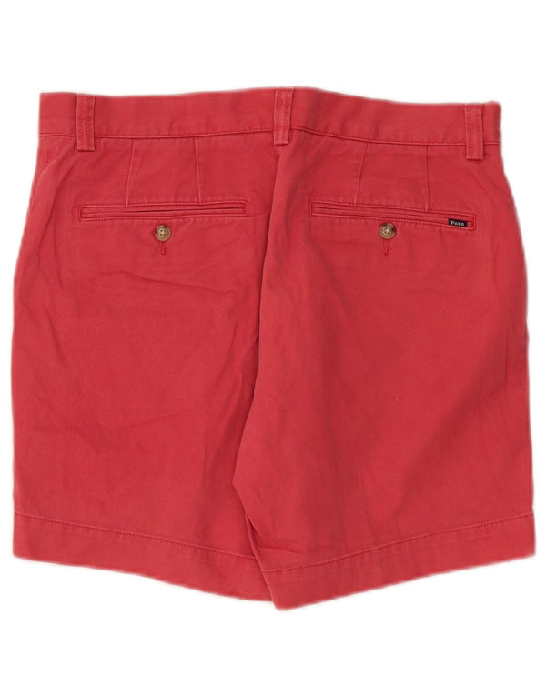 POLO RALPH LAUREN Chino Shorts til mænd W31 Medium Rød Bomuld