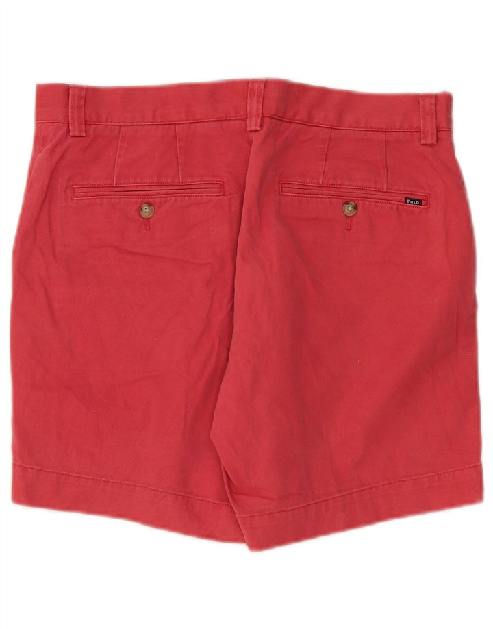 POLO RALPH LAUREN Chino Shorts til mænd W31 Medium Rød Bomuld