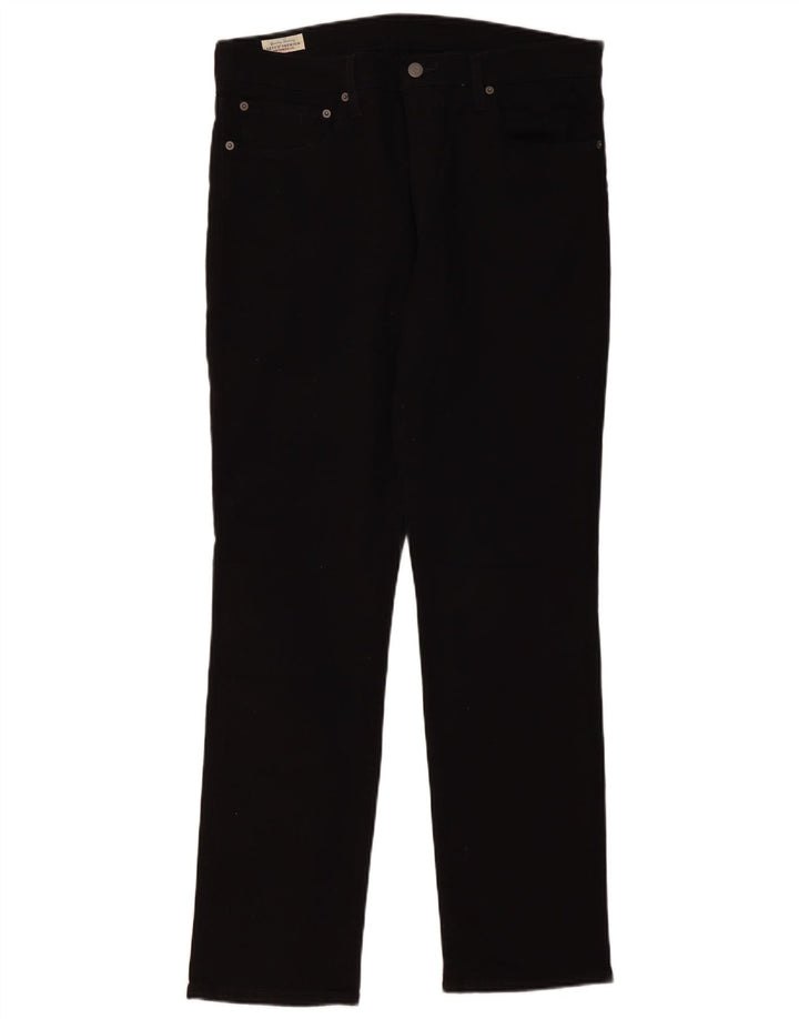 LEVI'S Herre 511 Slim Jeans W36 L32 Sort Bomuld