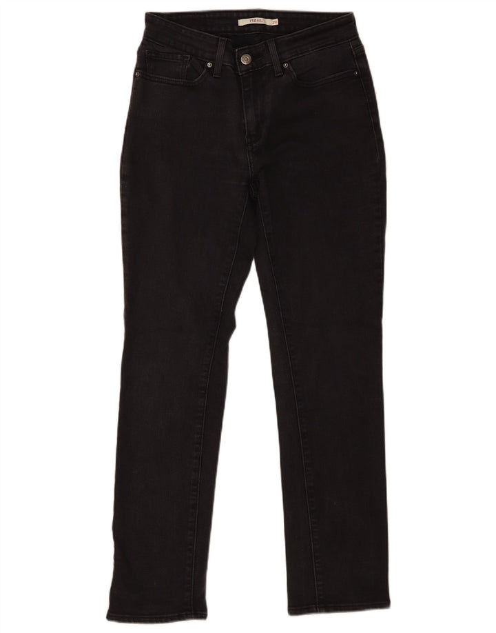 Levi's Dame 712 Slim Jeans W29 L30 Grå Bomuld